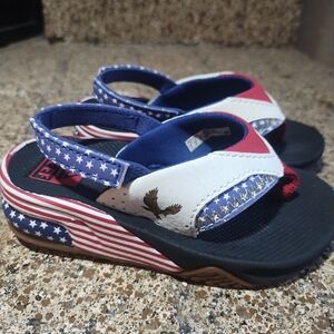 Reef Shoes Kids 6 Infant USA Flag Patriotic July 4th